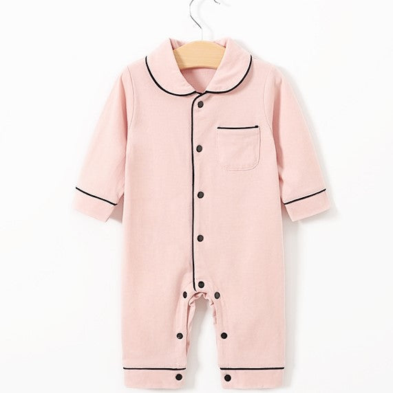 Baby Solid Color Onesies Pajamas