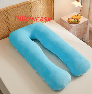 Multifunctional Cotton Maternity U-Shape Pillow Removable Washable