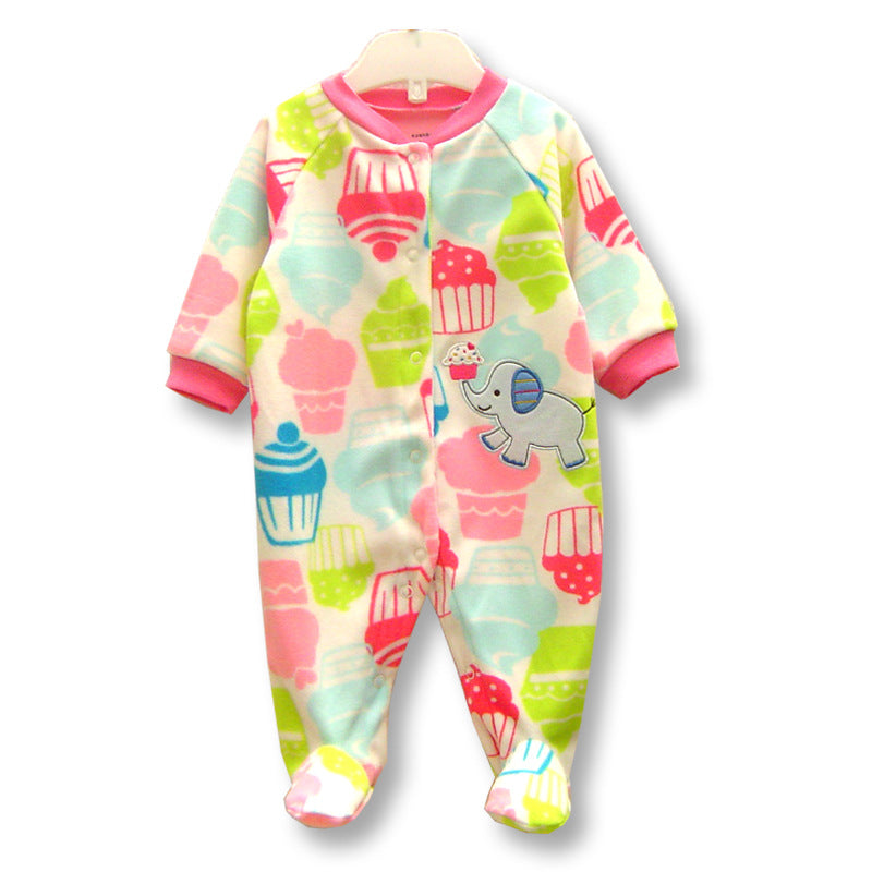 Thickened Baby One-Piece Pajamas