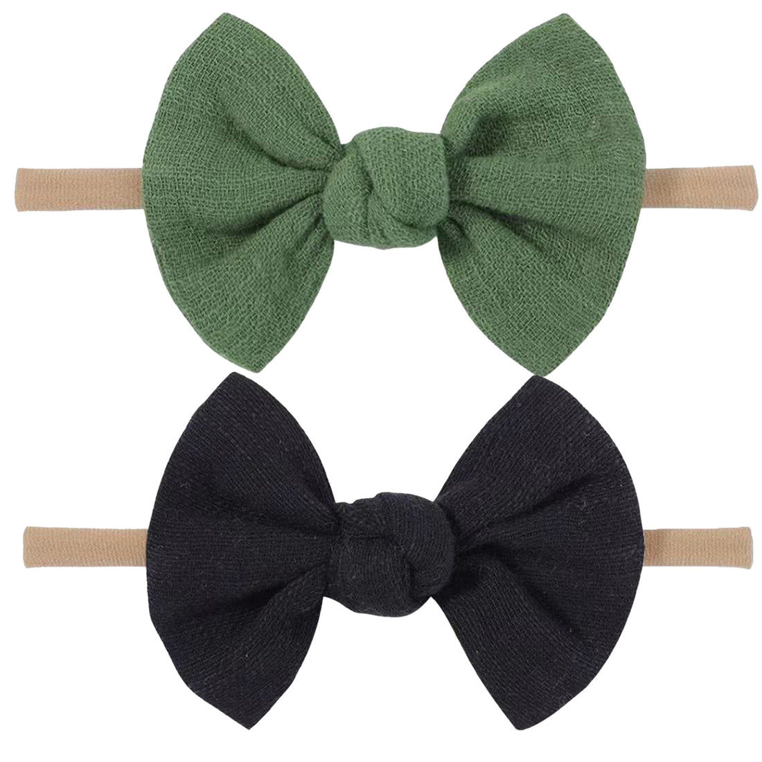 Soft Nylon Baby Headbands With Bow Hair Accessories