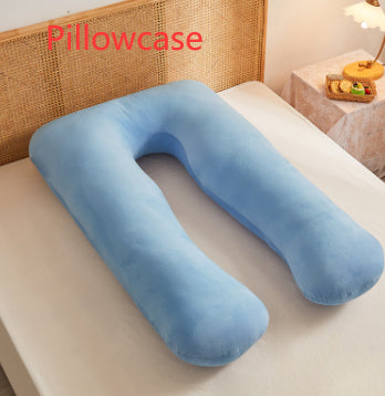 Multifunctional Cotton Maternity U-Shape Pillow Removable Washable