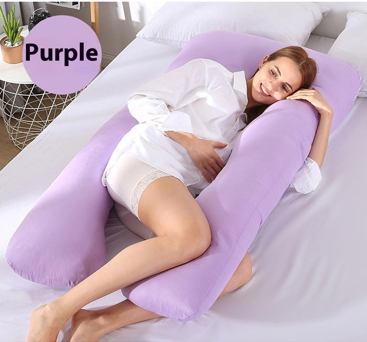 Multifunctional Cotton Maternity U-Shape Pillow Removable Washable