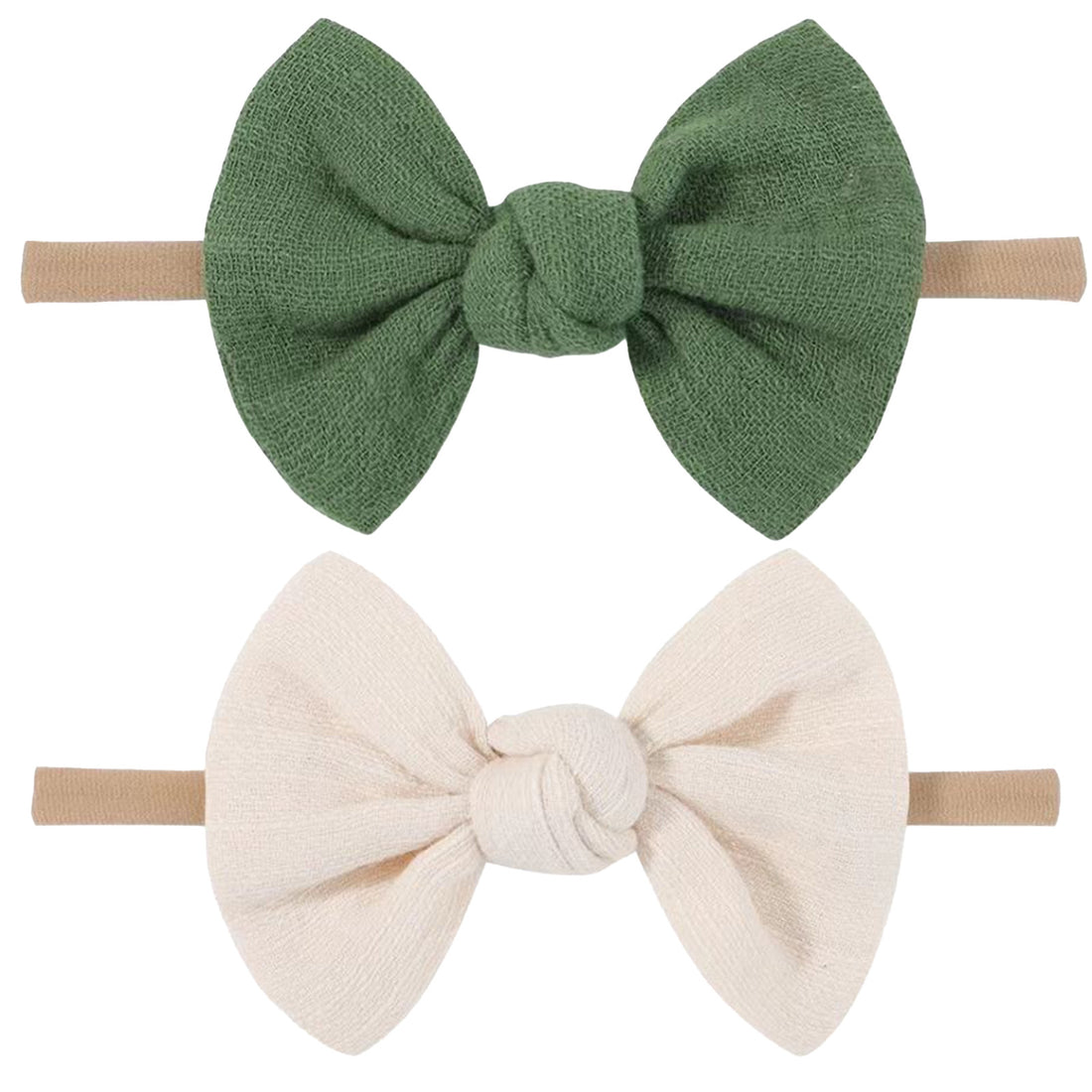 Soft Nylon Baby Headbands With Bow Hair Accessories