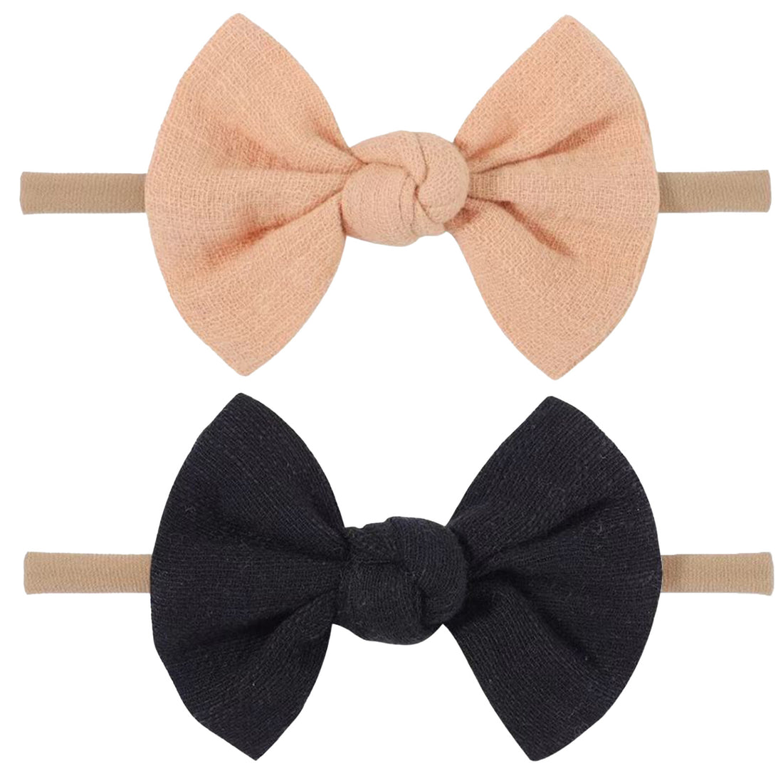 Soft Nylon Baby Headbands With Bow Hair Accessories