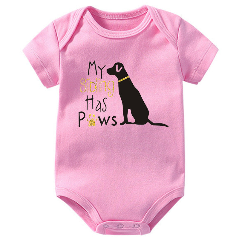Printed Cotton Baby Romper One Piece Pajamas