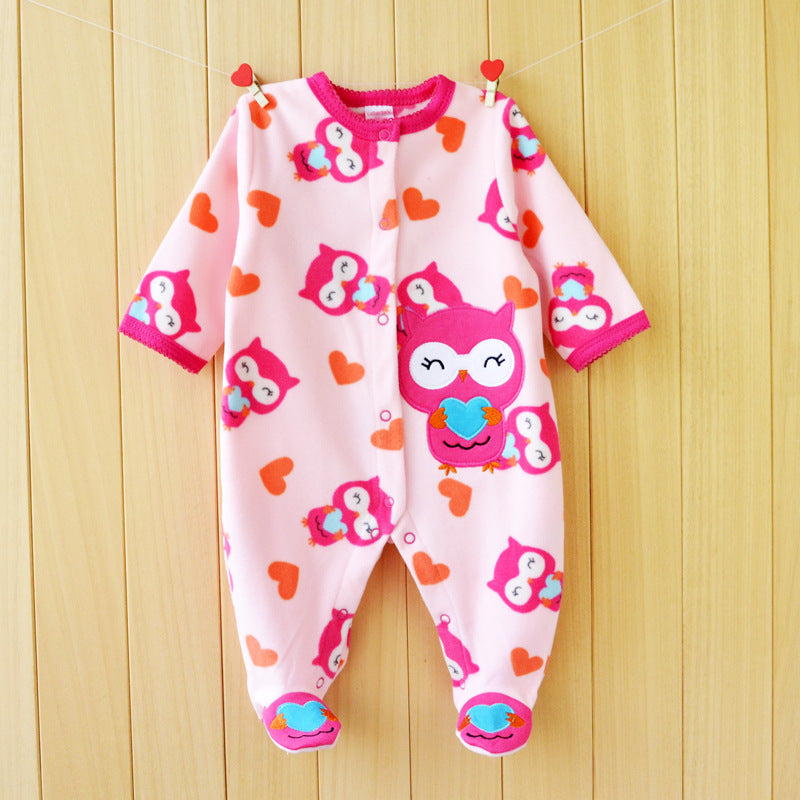 Thickened Baby One-Piece Pajamas