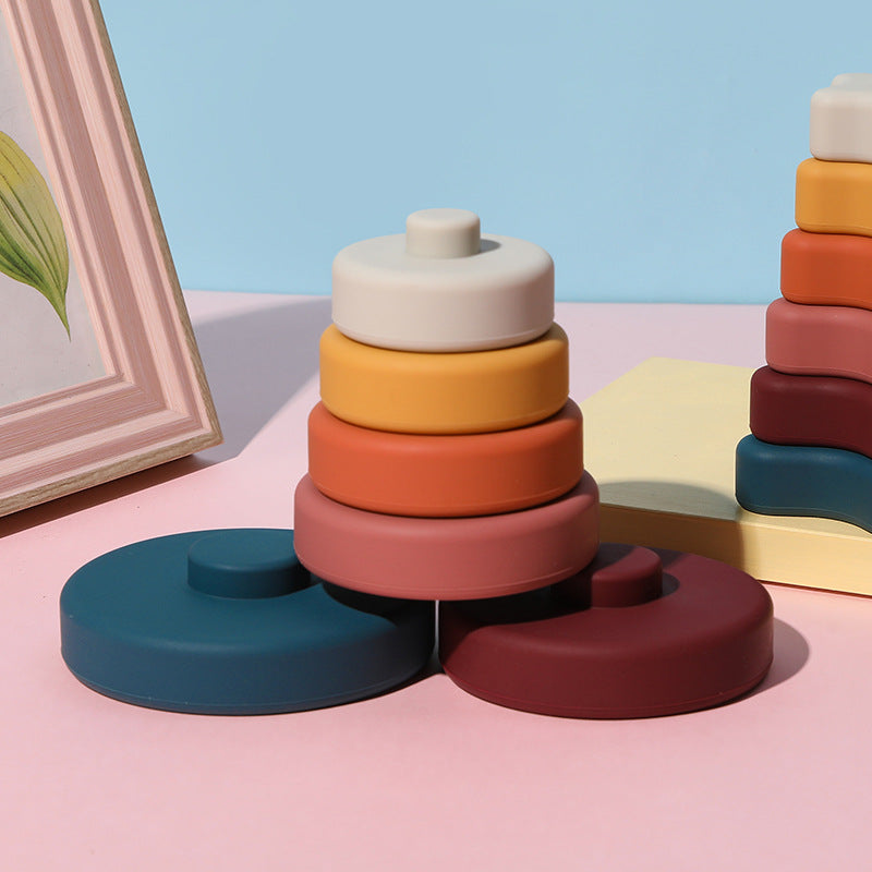 Jenga Silicone Blocks Early Childhood Educational Toy