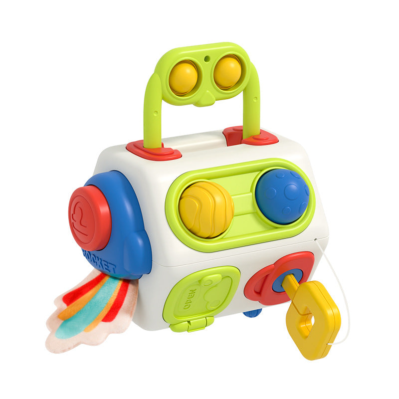 9-in-1 Montessori Busy Cube Sensory Learning Toy For Toddlers
