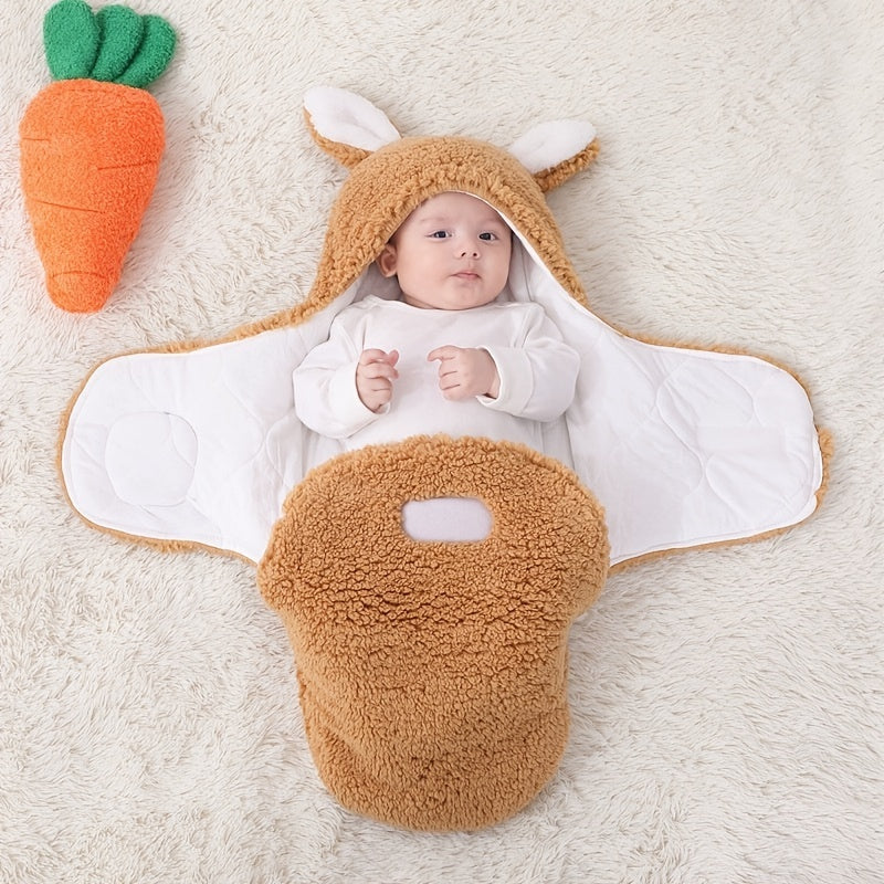Super Soft Baby Sleeping Bag Fleece Wearable Swaddle Blanket