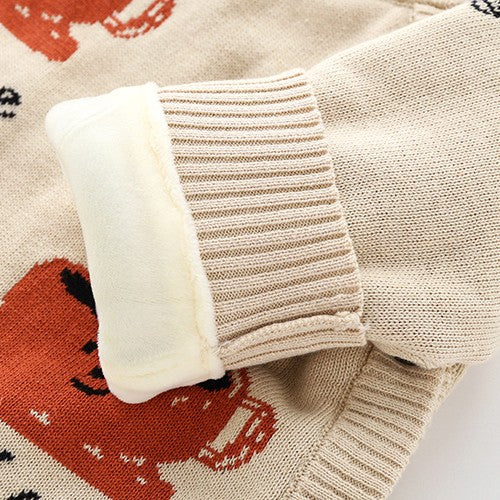Newborn Baby Thickened Crawling Romper Harness Outfit