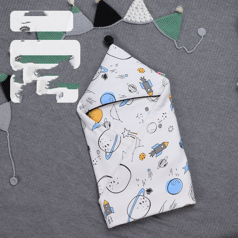 Breathable Baby Cotton Swaddle Printed Spring Autumn Quilt