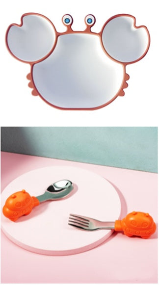 Silicone Non Slip Baby Feeding Plate And Bowl