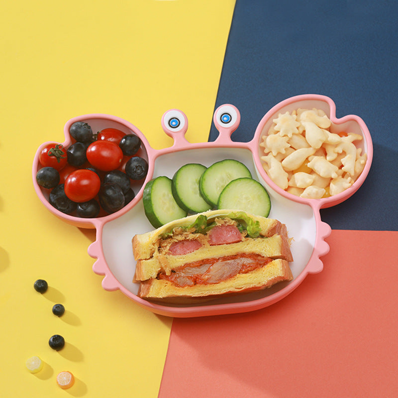 Silicone Non Slip Baby Feeding Plate And Bowl