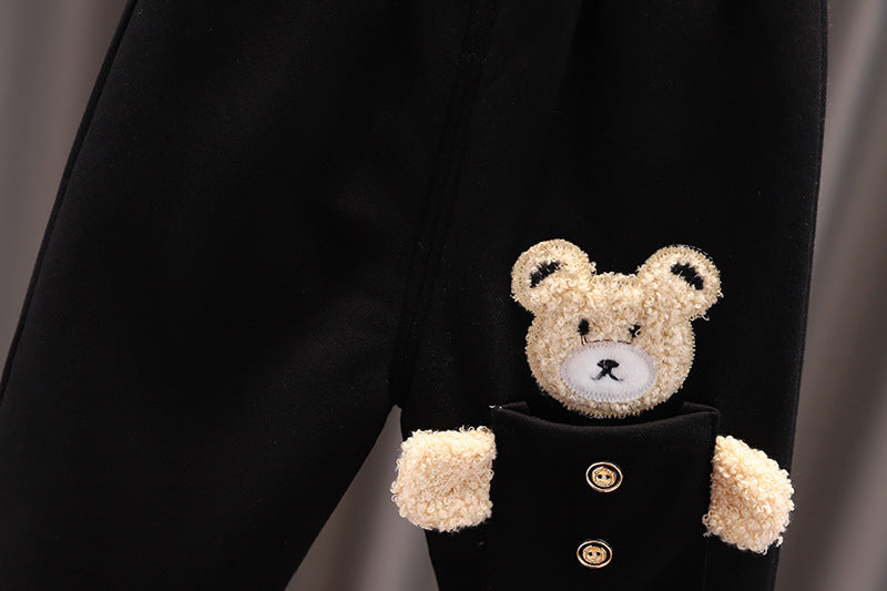 Baby Plus Velvet Warm Outfit for Kids
