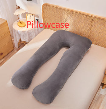 Multifunctional Cotton Maternity U-Shape Pillow Removable Washable