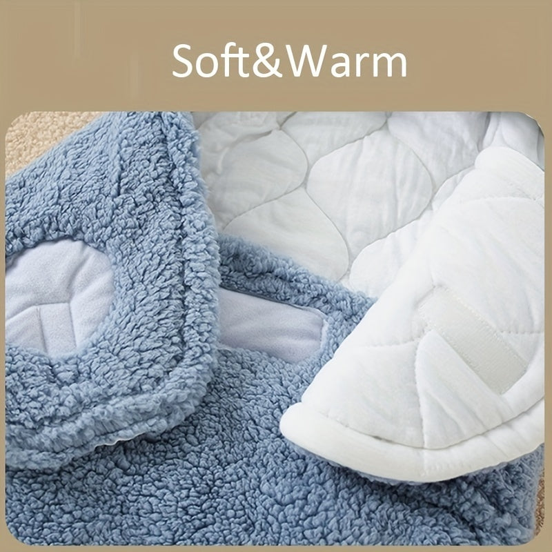 Super Soft Baby Sleeping Bag Fleece Wearable Swaddle Blanket